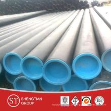 China Hersteller ASTM A106 Nahtloses Kohlenstoffstahlrohr / ASTM API 5L Kohlenstoffstahlrohr / Sch40 Sch80 Schwarzes nahtloses Stahlrohr